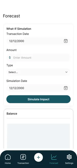 ForeCash-Financial Forecasting screenshot 4