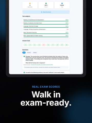 TABE Test Prep: Adult & Exam iPad screenshot