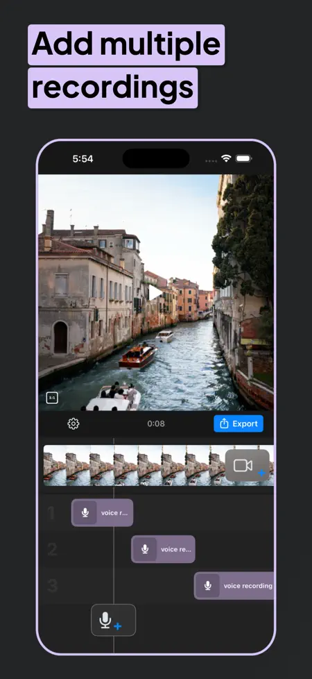 Voice Over Video on iPhone — screenshot 2 of 7