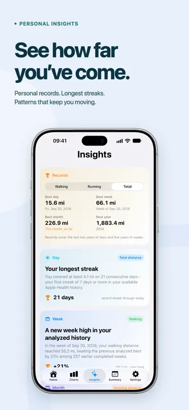 Distancive - Walk & Run Stats screenshot 3 of 10