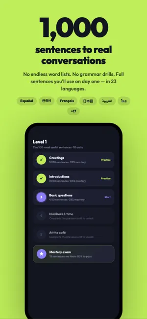 Master 1000: Learn Languages screenshot 3