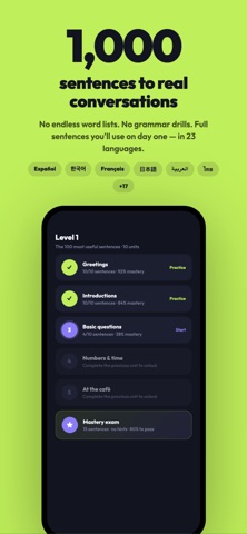 Master 1000: Learn Languages Screenshot 3 of 5