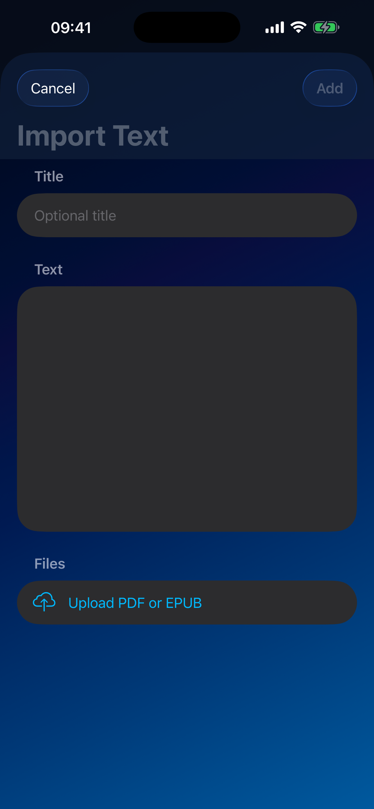 Wordrunner-Reader screenshot 3