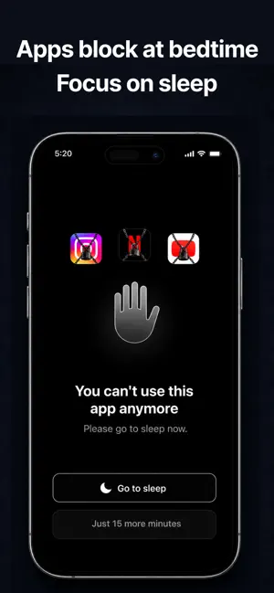 time2sleep: bedtime appblocker screenshot 2