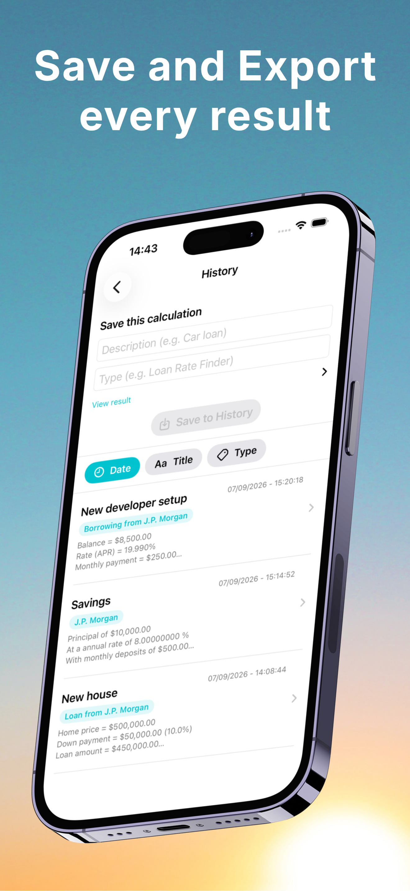 InterestLab screenshot 3