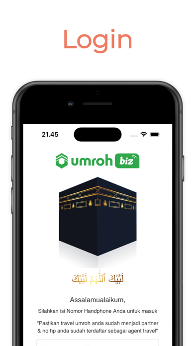 Umroh Agent Screenshot