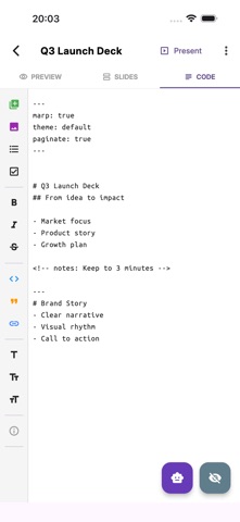 MD Slides iPhone screenshot