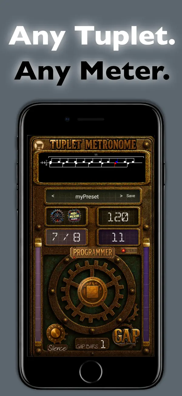 Screenshot #1 pour Tuplet Metronome