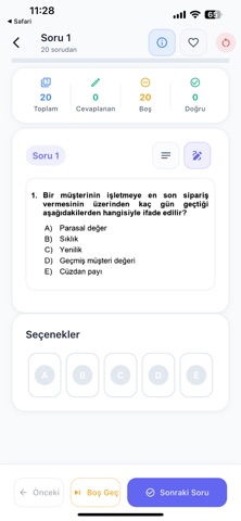 AÖF Sorular Screenshot 2 of 7