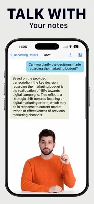 AI Note Taker from Audio: Rec+ screenshot 2