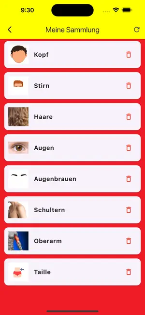 Learning German Body Parts screenshot 3