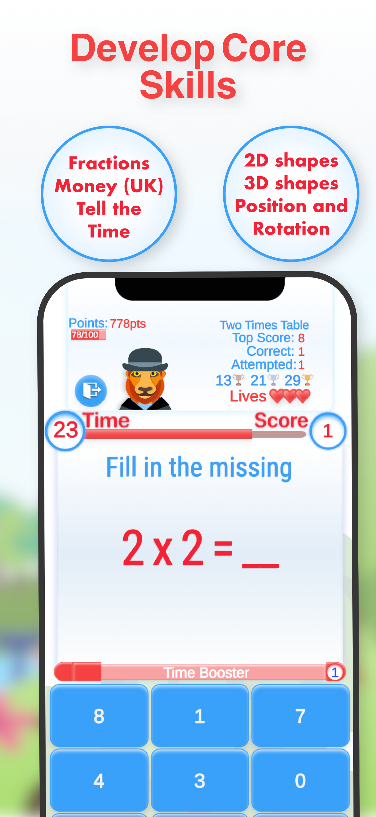 Supremo Maths: Games for Kids