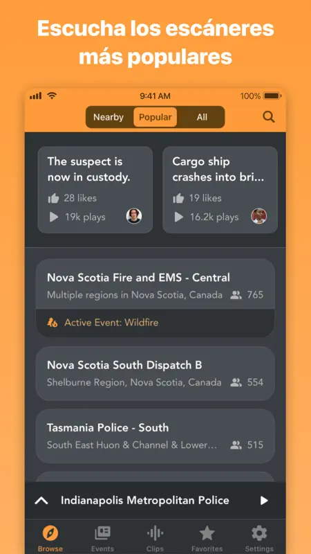 Police Scanner Radio & Fire screenshot 4 of 7
