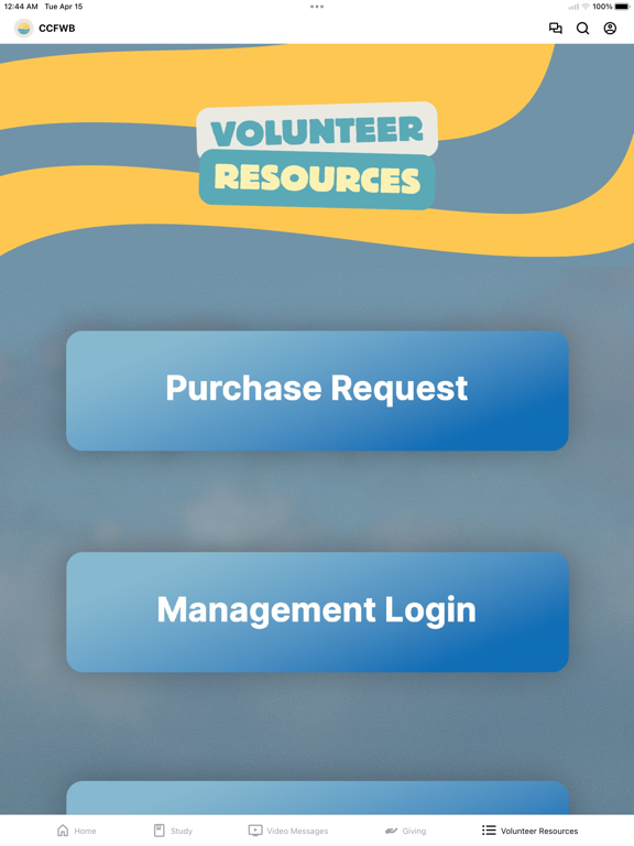 Calvary Chapel Fort Walton Bch iPad screenshot 4 - Education app