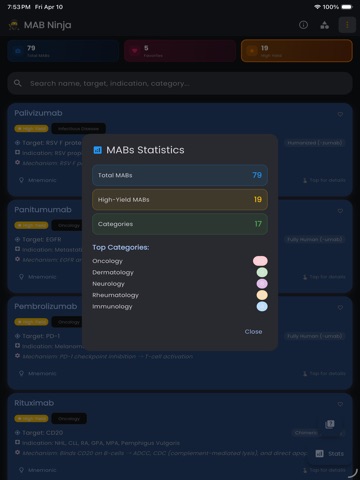 MAB Ninja iPad screenshot