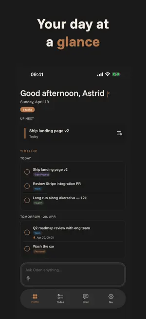 Oden — AI Todo Assistant screenshot 3