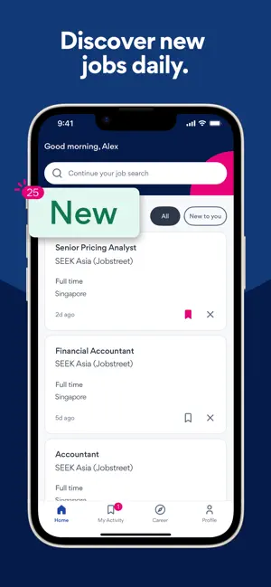 Jobstreet: Smart job matching iPhone screenshot 3