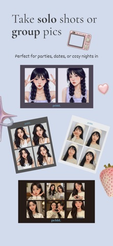 pebbl. – Aesthetic Photo Booth iPhone screenshot