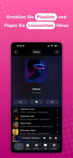 Screenshot von Evermusic: Offline Musikplayer auf dem iPhone 5