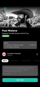GoLive Ticketing screenshot