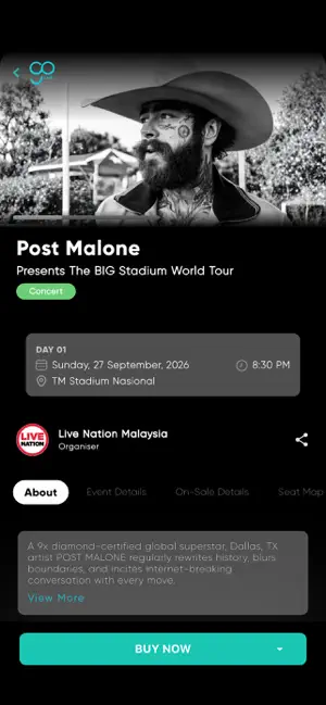 GoLive Ticketing screenshot 4