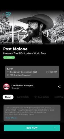 GoLive Ticketing Screenshot 4 of 8
