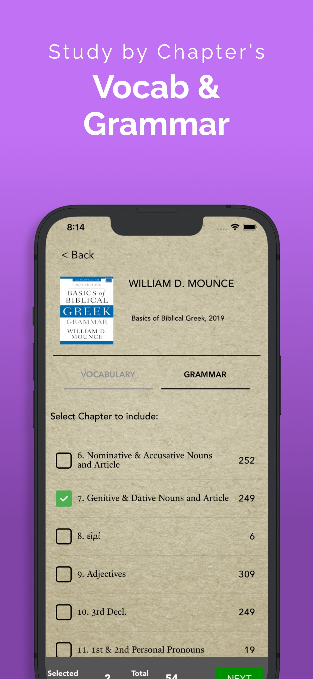 ParseGreekLITE- Greek Quizzing screenshot 5