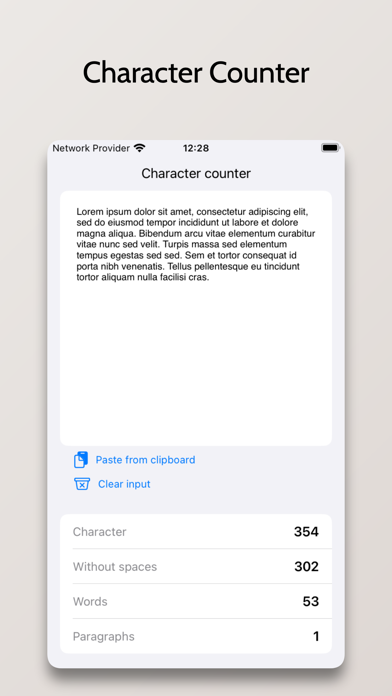 Character Counter Screenshot