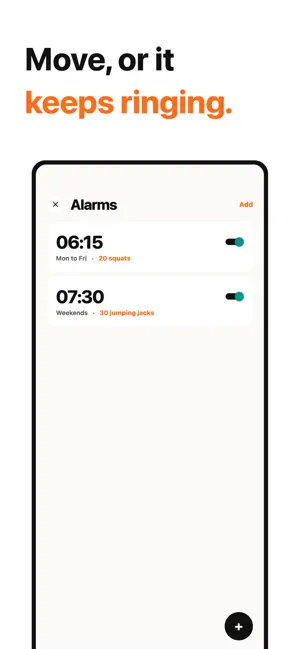 FitClock: Fitness Alarm screenshot 2