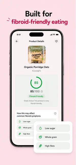Elara: Fibroid Food Scanner screenshot 2