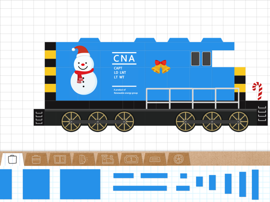 Labo Christmas Train:Kids Game iPad screenshot