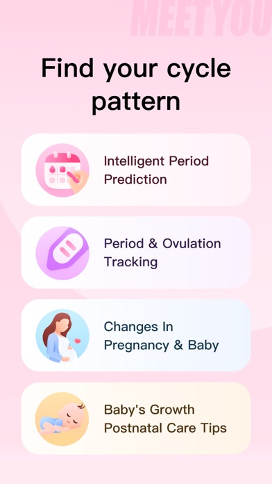 MeetYou - Period Tracker Screenshot 1 - AppWisp.com MeetYou - Period Tracker Screenshot 1 - AppWisp.com