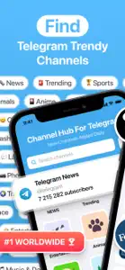 Channel Catalog for Telegram screenshot #1 for iPhone