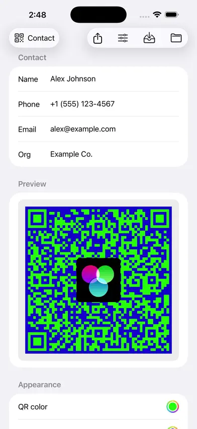 Quicker QR Code Generator screenshot 2