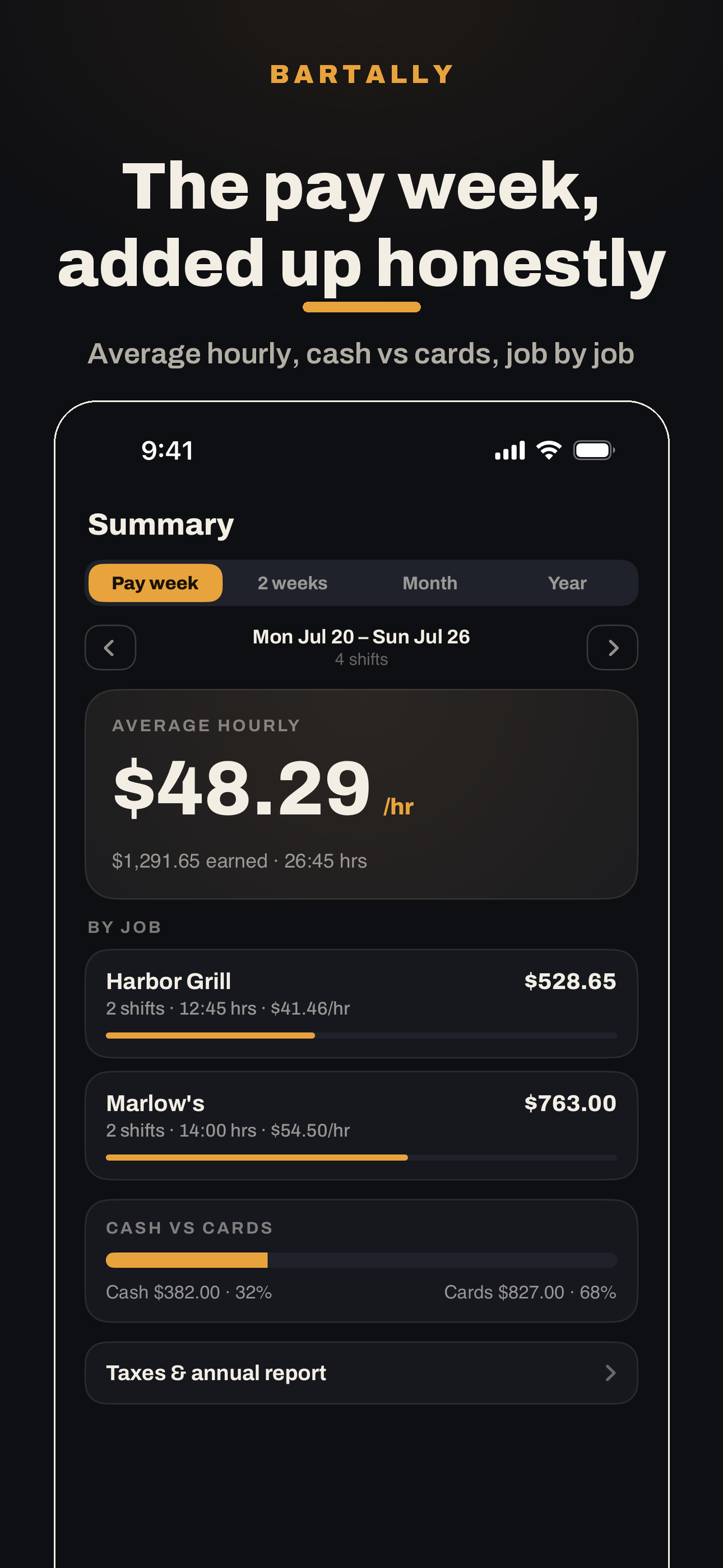 Bartally: Tip Tracker screenshot 5