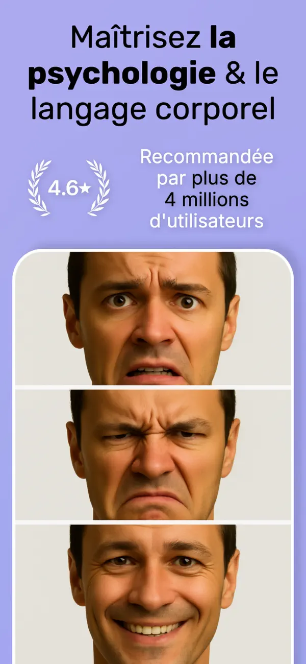 Screenshot #1 pour Psychologie: Langage Corporel