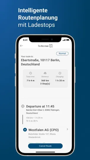 Screenshot von DKV Mobility auf dem iPhone 6