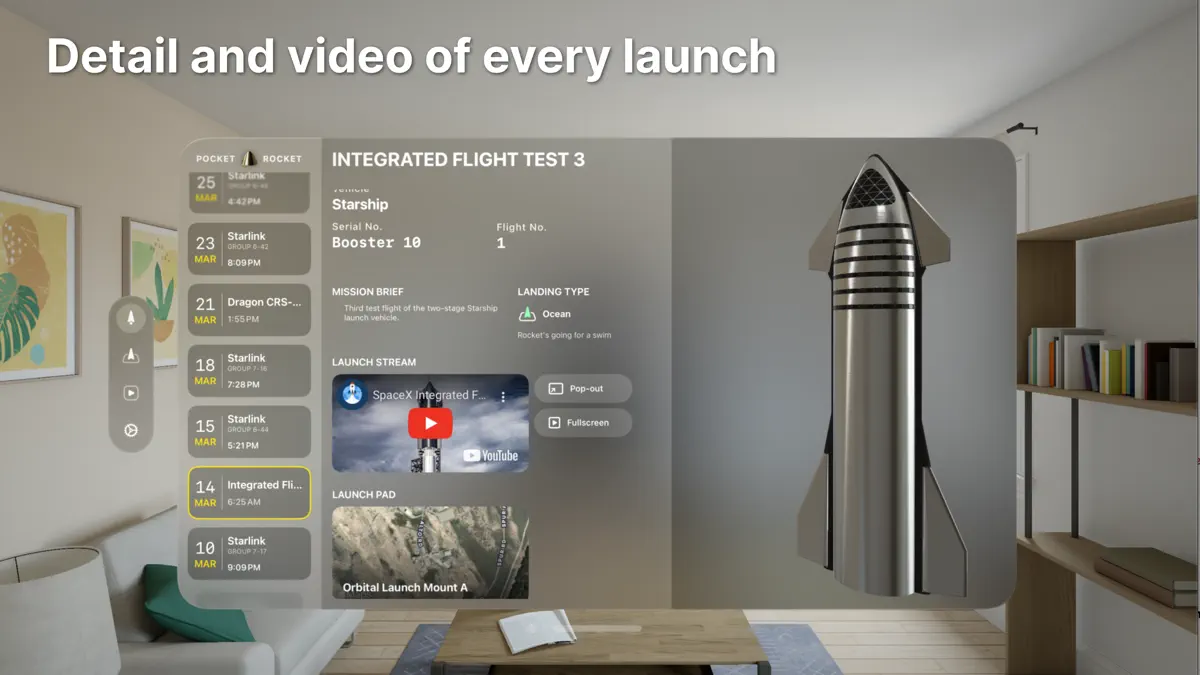 Pocket Rocket for Vision screenshot 7