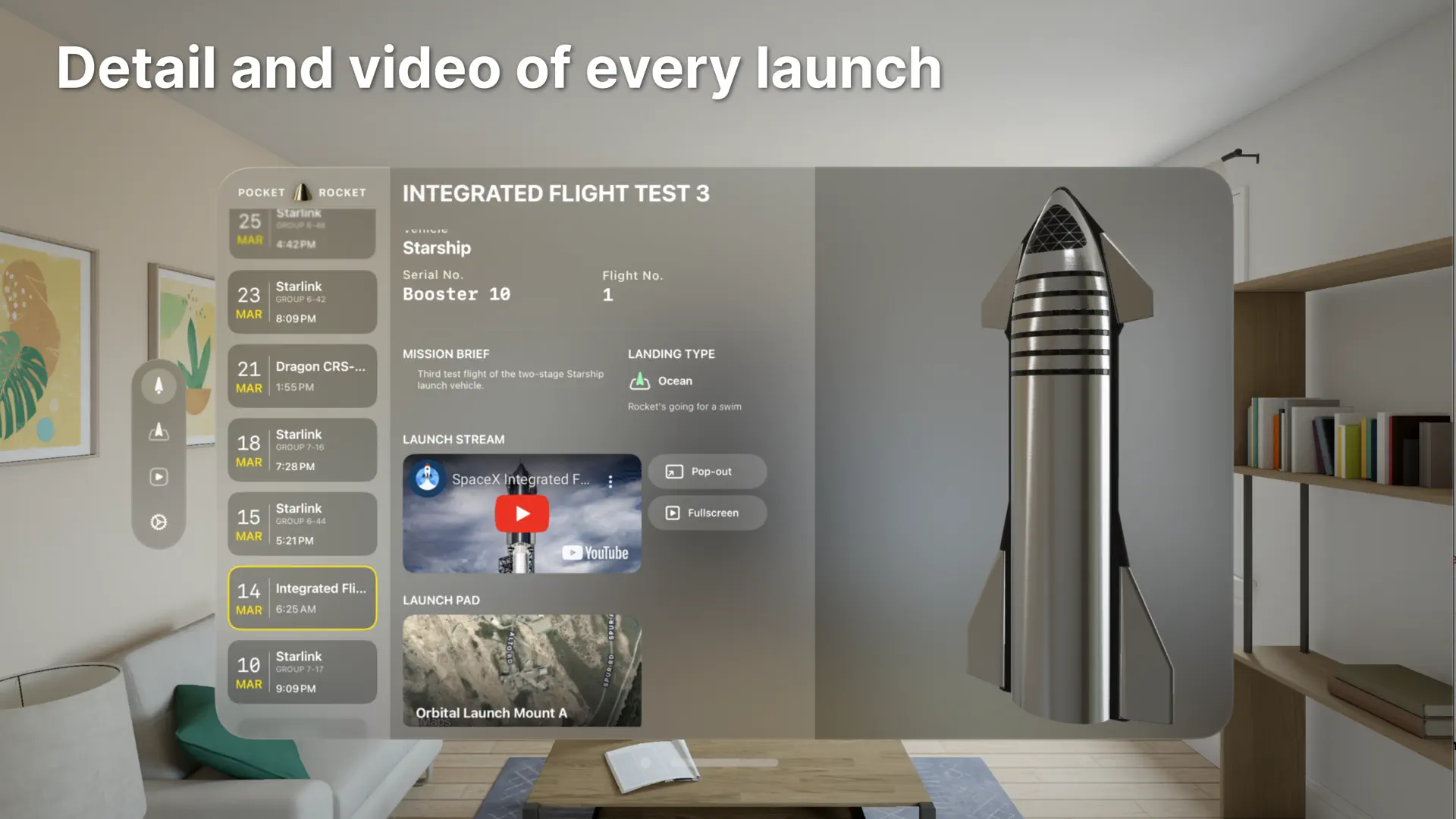 Pocket Rocket for Vision screenshot 7