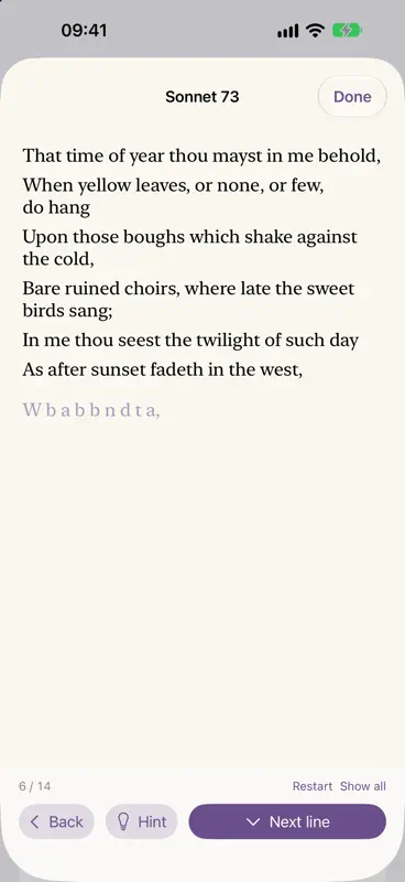 Bàrdachd: Poetry & Rhyme screenshot 6 of 9