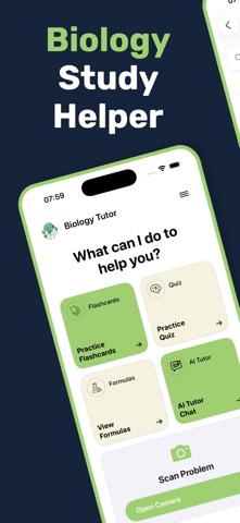 Biology AI - Study Scanner iPhone screenshot