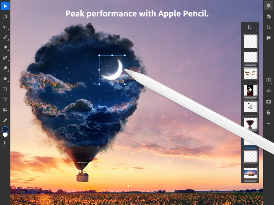 #1. Adobe Photoshop Photo & Design (iOS) 由: Adobe Inc.