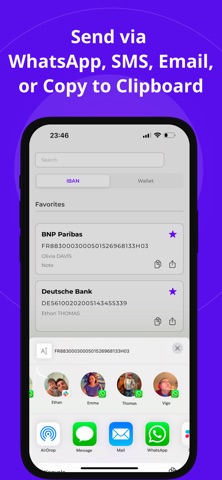 IBAN Keeper screenshot