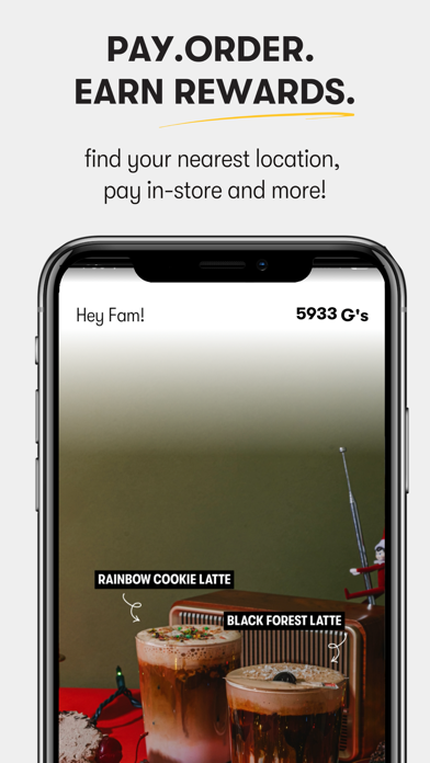 Gregorys Coffee iPhone screenshot 1 - Food & Drink app