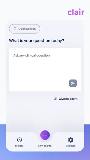 Clair - Clinical AI Reference screenshot 2