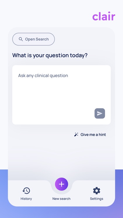 Clair - Clinical AI Reference