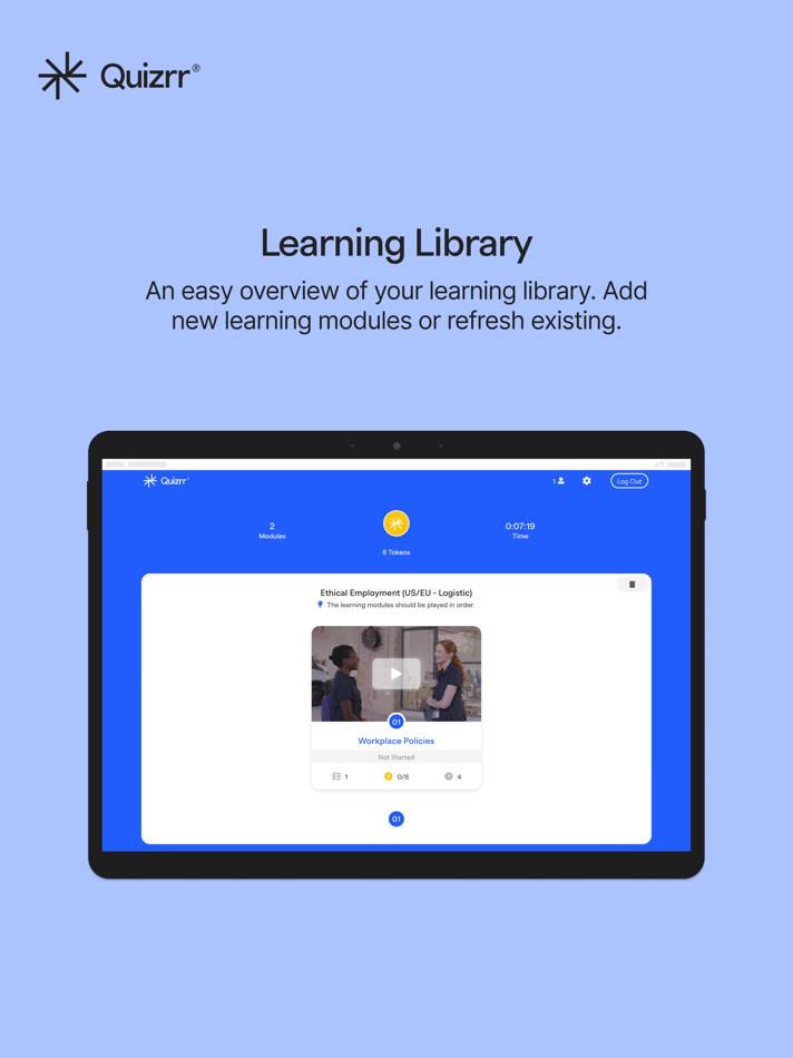 #2. Quizrr Tablet Training (iOS) 由: Quizrr