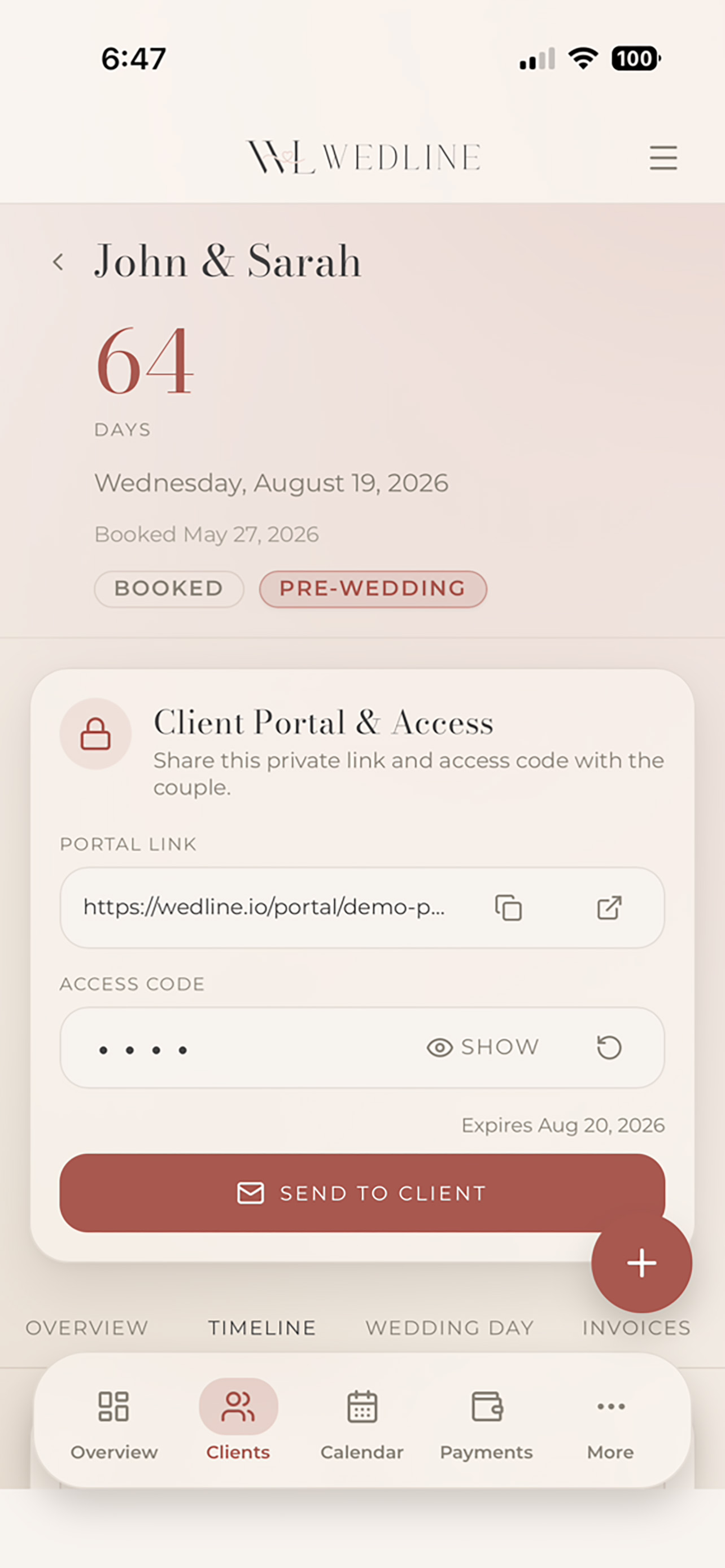 Wedline - Vendor Hub screenshot 3