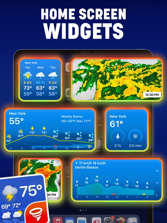 Screenshot #4 pour Weather Widgets for iPhone