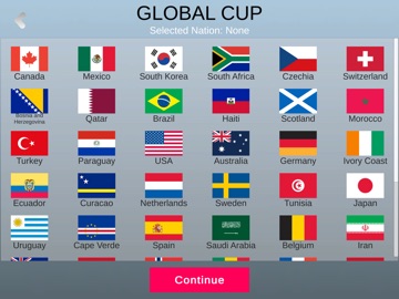 Global Soccer Cup iPad screenshot